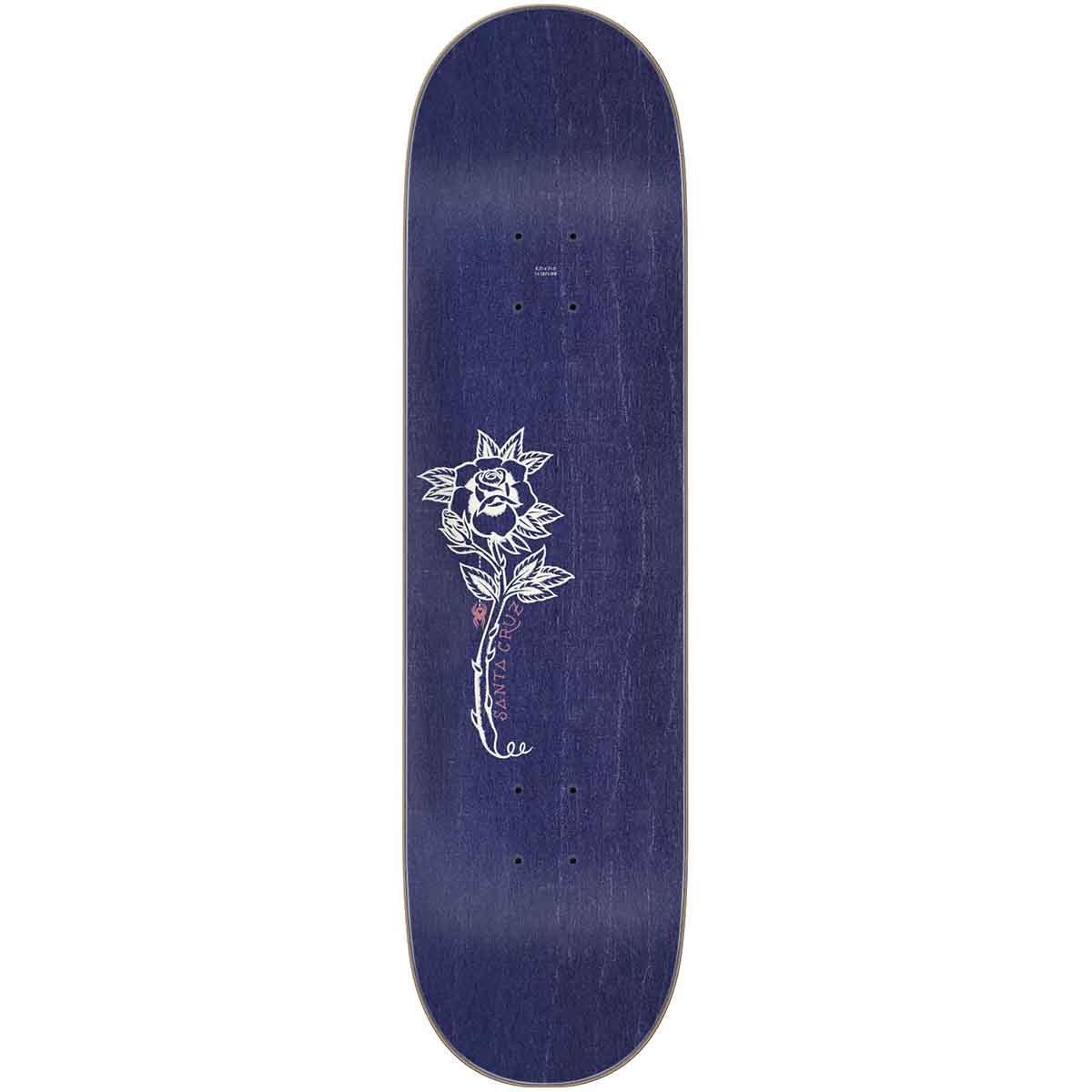 Santa Cruz Justin Sommer Tattooed 8.25 Skateboard Deck Top