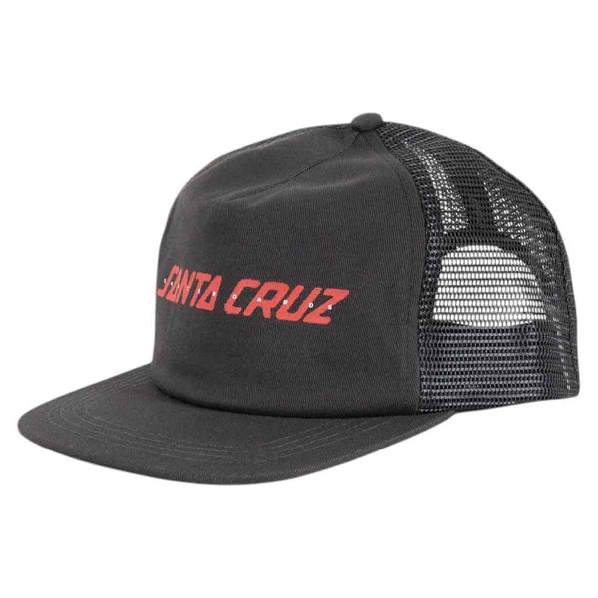 Santa Cruz Spray Strip Youth Trucker Off Black Side
