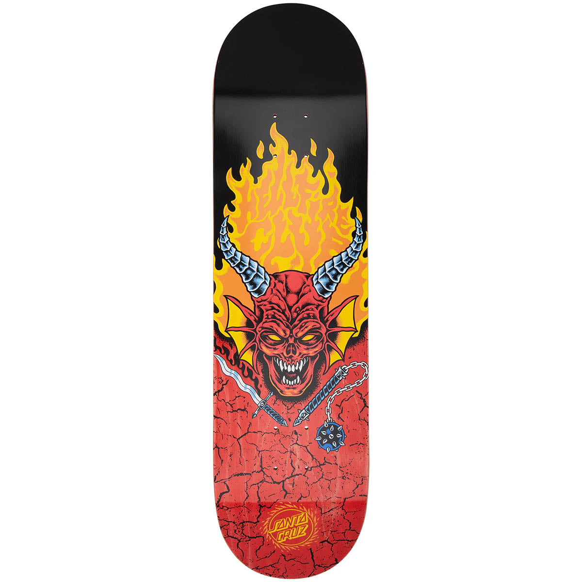 Santa Cruz X Stranger Things Hellfire Club 8.25 Skateboard Deck