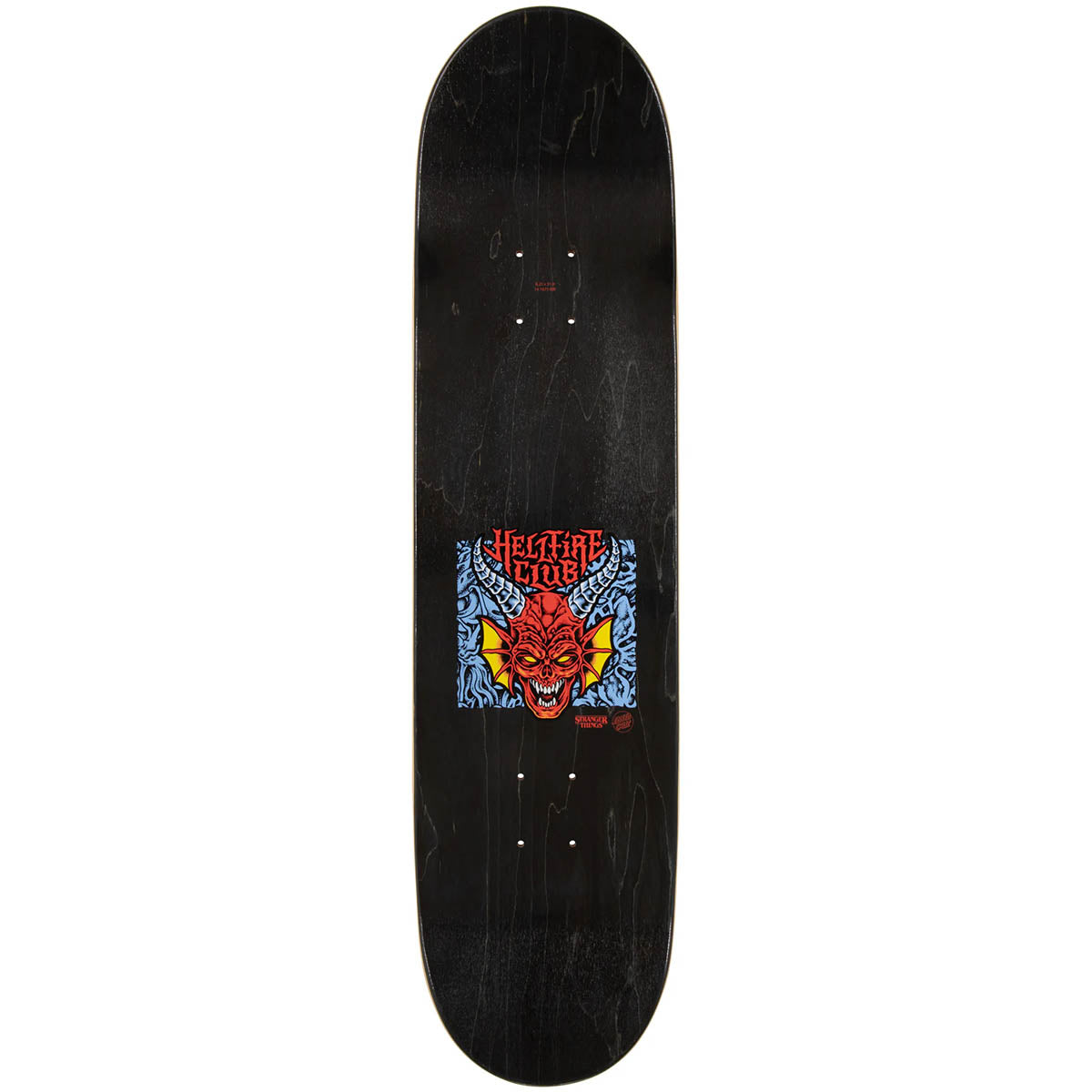 Santa Cruz X Stranger Things Hellfire Club 8.25 Skateboard Deck