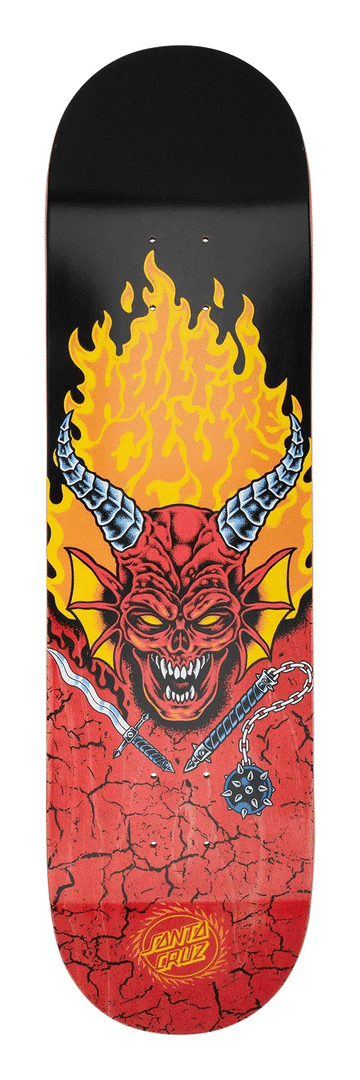 Santa Cruz X Stranger Things Hellfire Club 8.25 Skateboard Deck