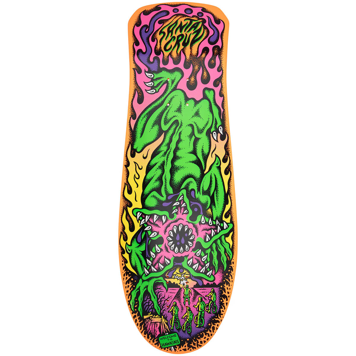 Santa Cruz X Stranger Things Salba Demongorgon 10.3 Skateboard Deck