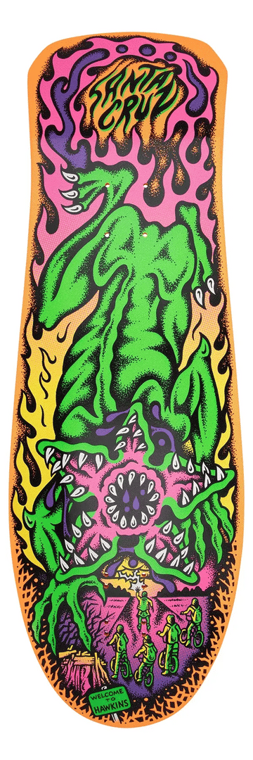 Santa Cruz X Stranger Things Salba Demongorgon 10.3 Skateboard Deck