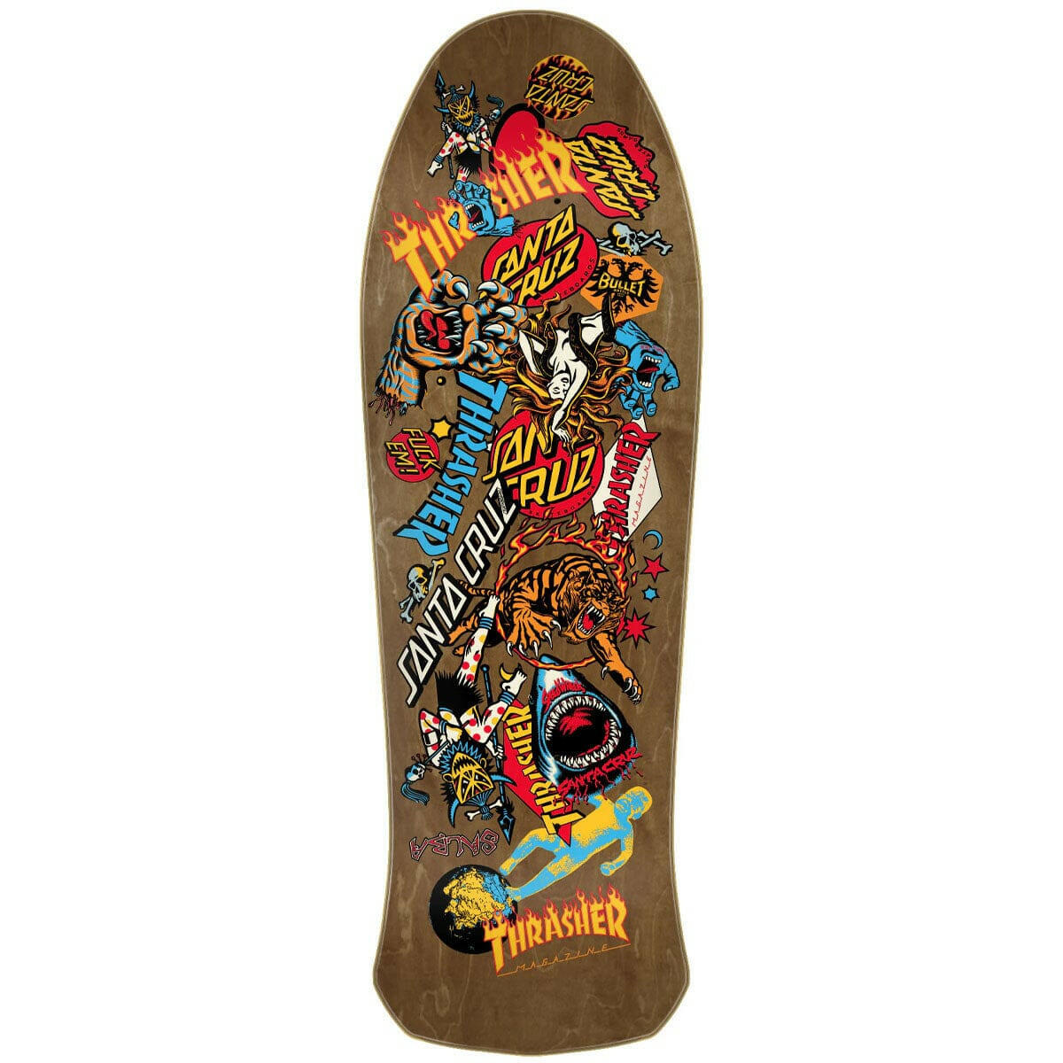 Santa Cruz - Thrasher Salba Oops 10.4 Skateboard Deck.