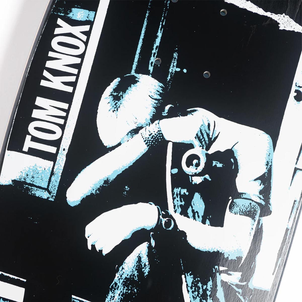 Santa Cruz Tom Knox Punk Black 9.89 Reissue Skateboard Deck