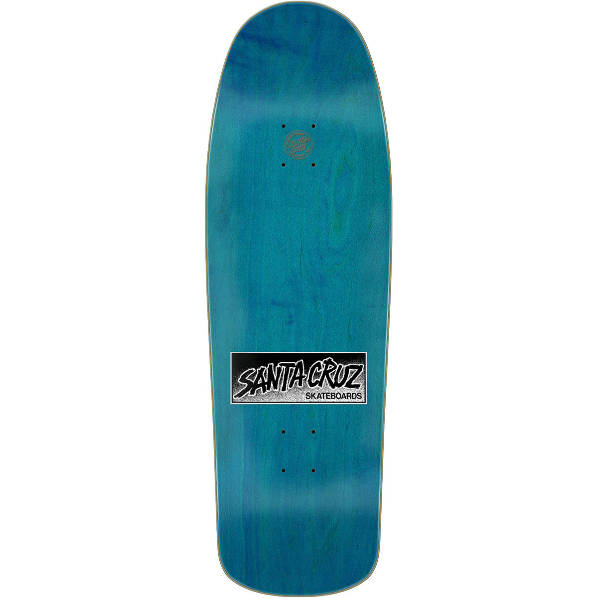 Santa Cruz Tom Knox Punk Black 9.89 Reissue Skateboard Deck