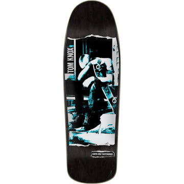 Santa Cruz Tom Knox Punk Black 9.89 Reissue Skateboard Deck