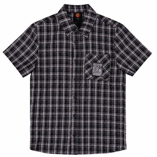 Santa Cruz Tripper Mono Patch Youth Shirt Black - front