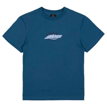Santa Cruz - Ultimate Flame Dot Youth Tee Teal.