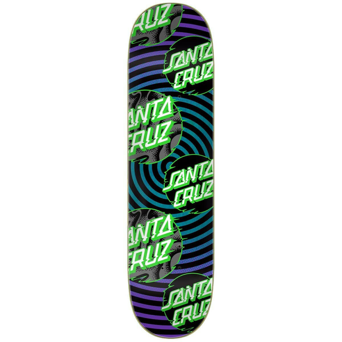 Santa Cruz - Vivid Multi Dot 8.0 Skateboard Deck.
