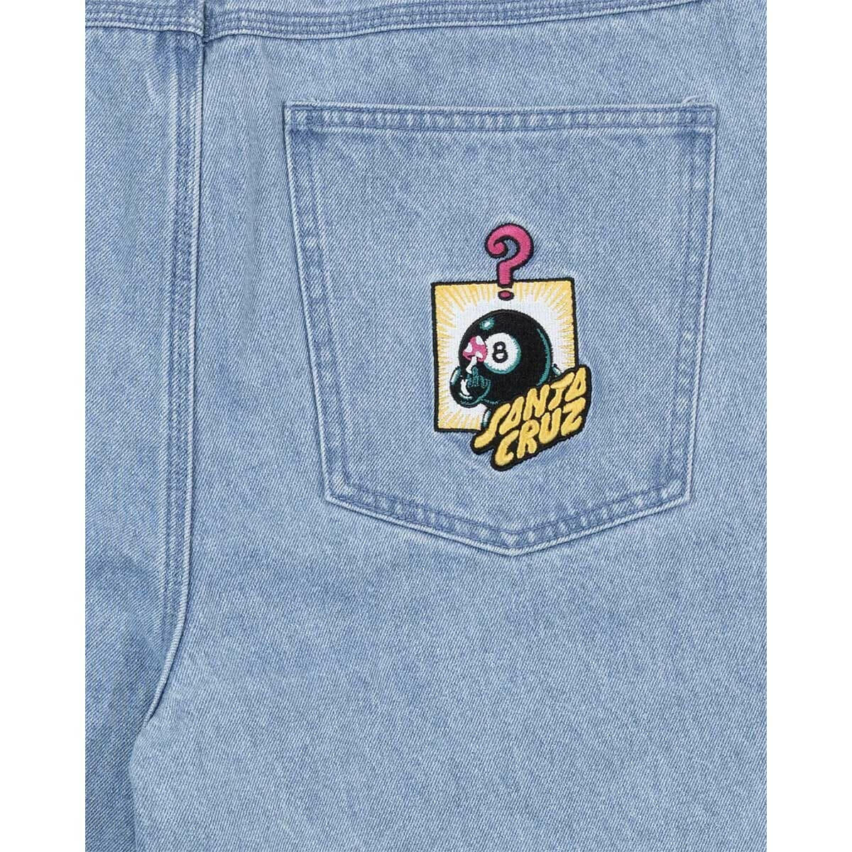 Santa Cruz - Winkowski 8ballr Comic Stack Baggy Jeans Mid Blue.