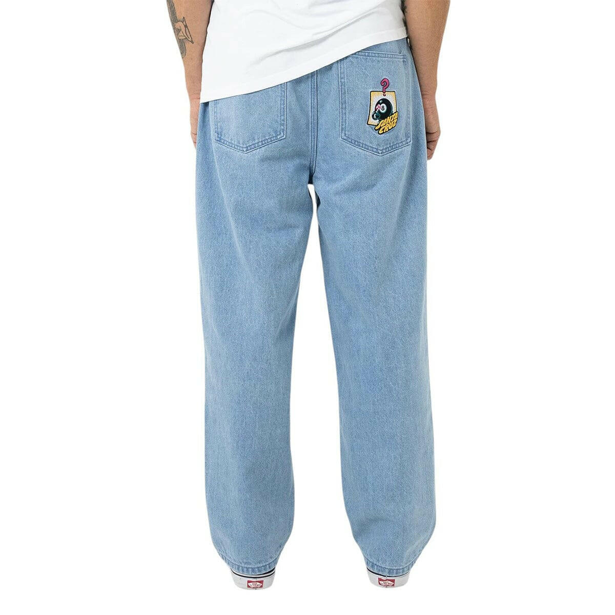 Santa Cruz - Winkowski 8ballr Comic Stack Baggy Jeans Mid Blue.