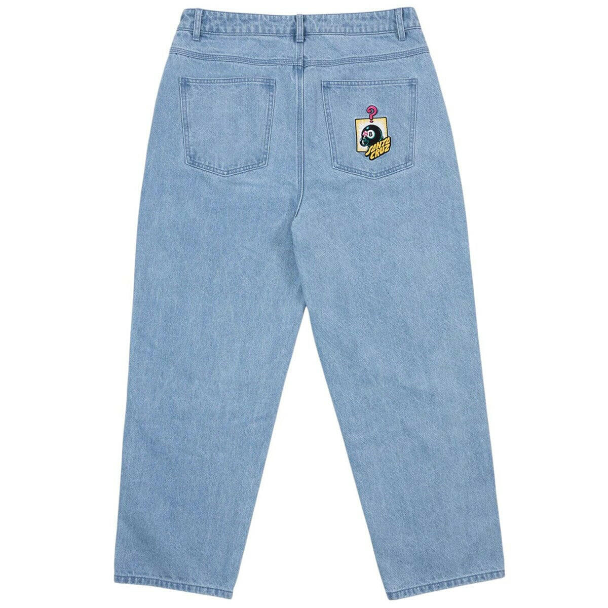 Santa Cruz - Winkowski 8ballr Comic Stack Baggy Jeans Mid Blue.
