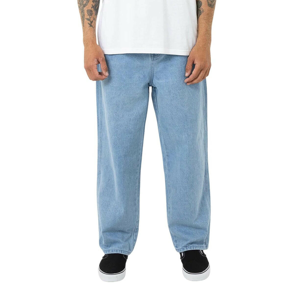Santa Cruz - Winkowski 8ballr Comic Stack Baggy Jeans Mid Blue.