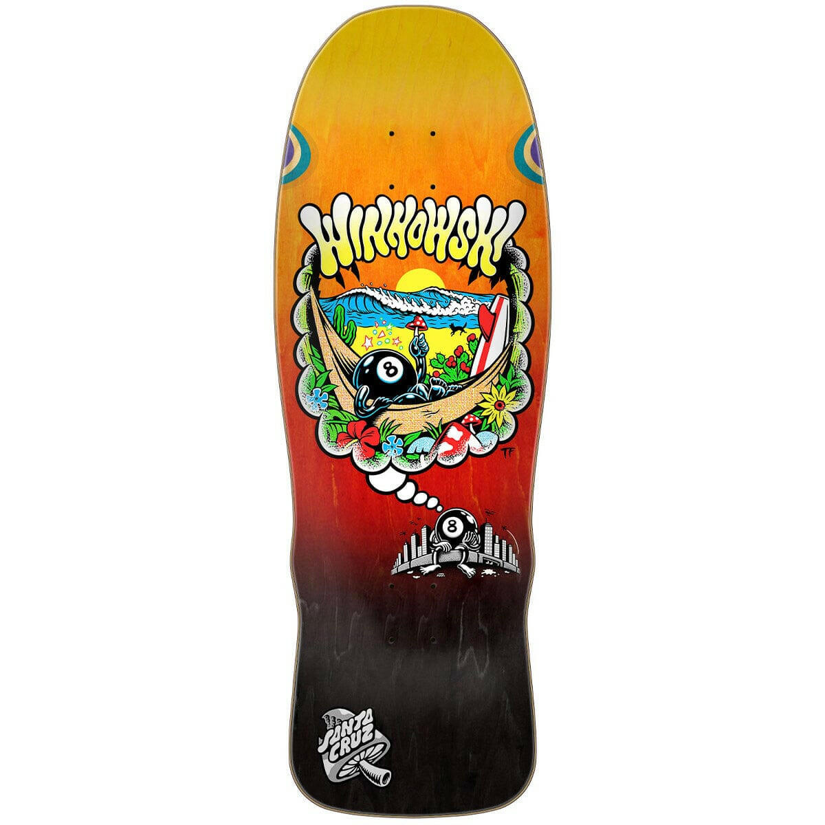 Santa Cruz - Erick Winkowski 8Ballr Day Dream 10.35 Skateboard Deck.