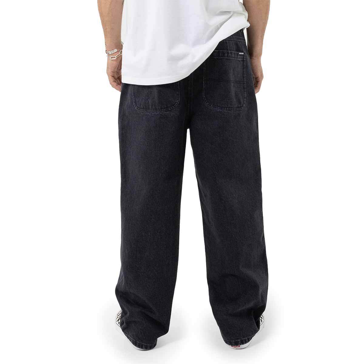 Santa Cruz Winkowski Eighth Planet Jeans Washed Black Back Model