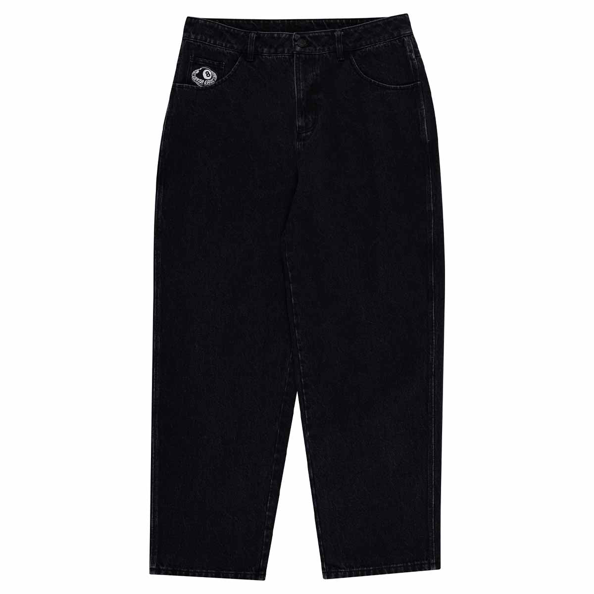 Santa Cruz Winkowski Eighth Planet Jeans Washed Black Front
