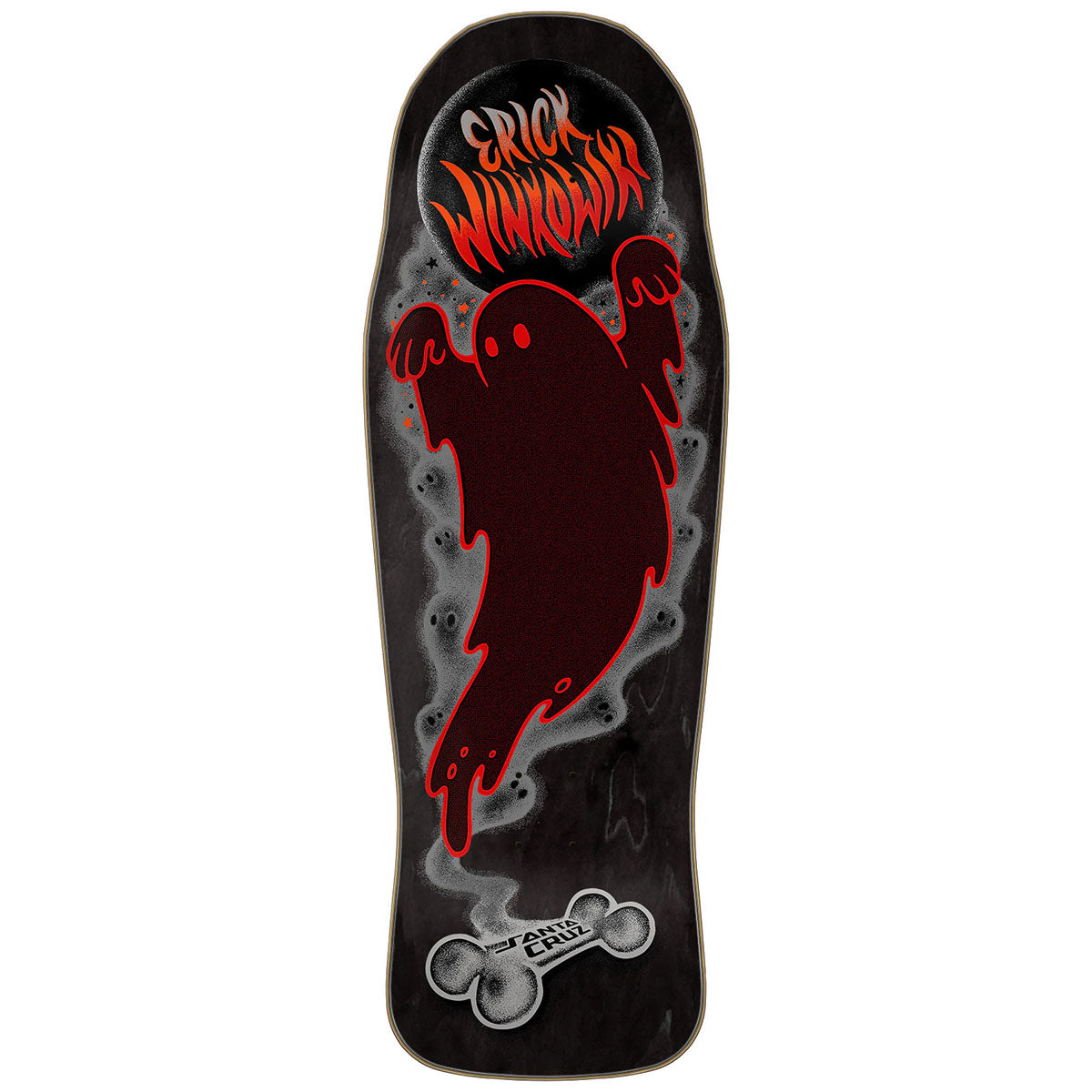 Santa Cruz - Erick Winkowski Ghost Black 10.34 Skateboard Deck.