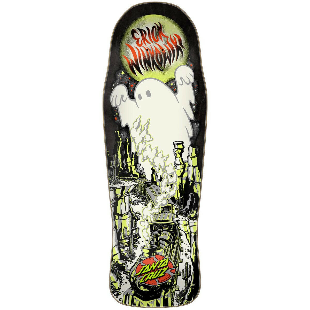 Santa Cruz - Erick Winkowski Ghost Train 10.34 Skateboard Deck.