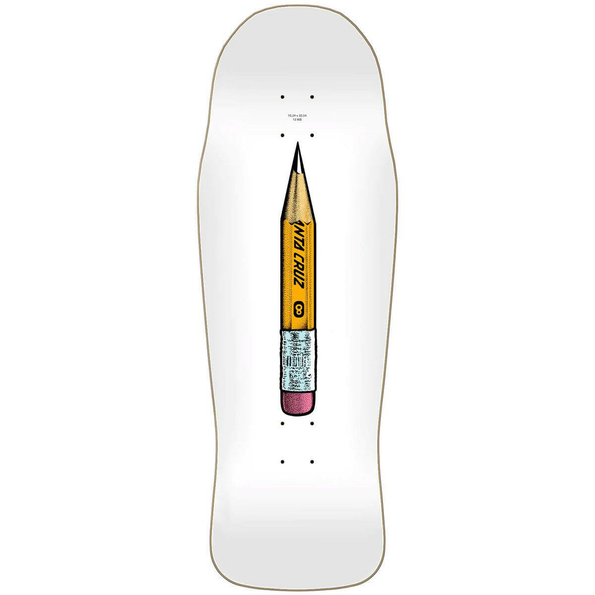 Santa Cruz - Erick Winkowski Sketchbook 10.34 Skateboard Deck.