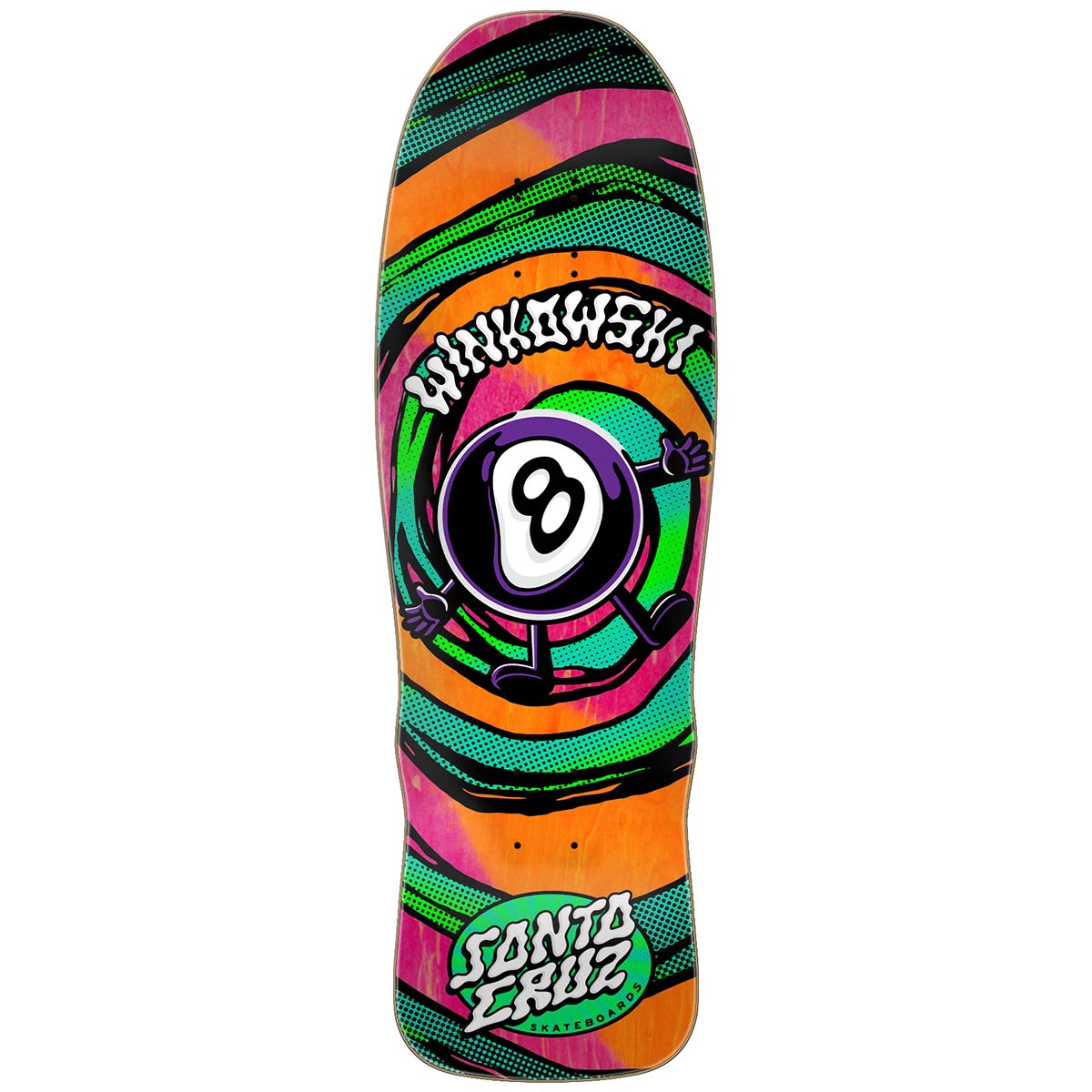 Santa Cruz - Erick Winkowski Vertigo Medium 9.5 Skateboard Deck.