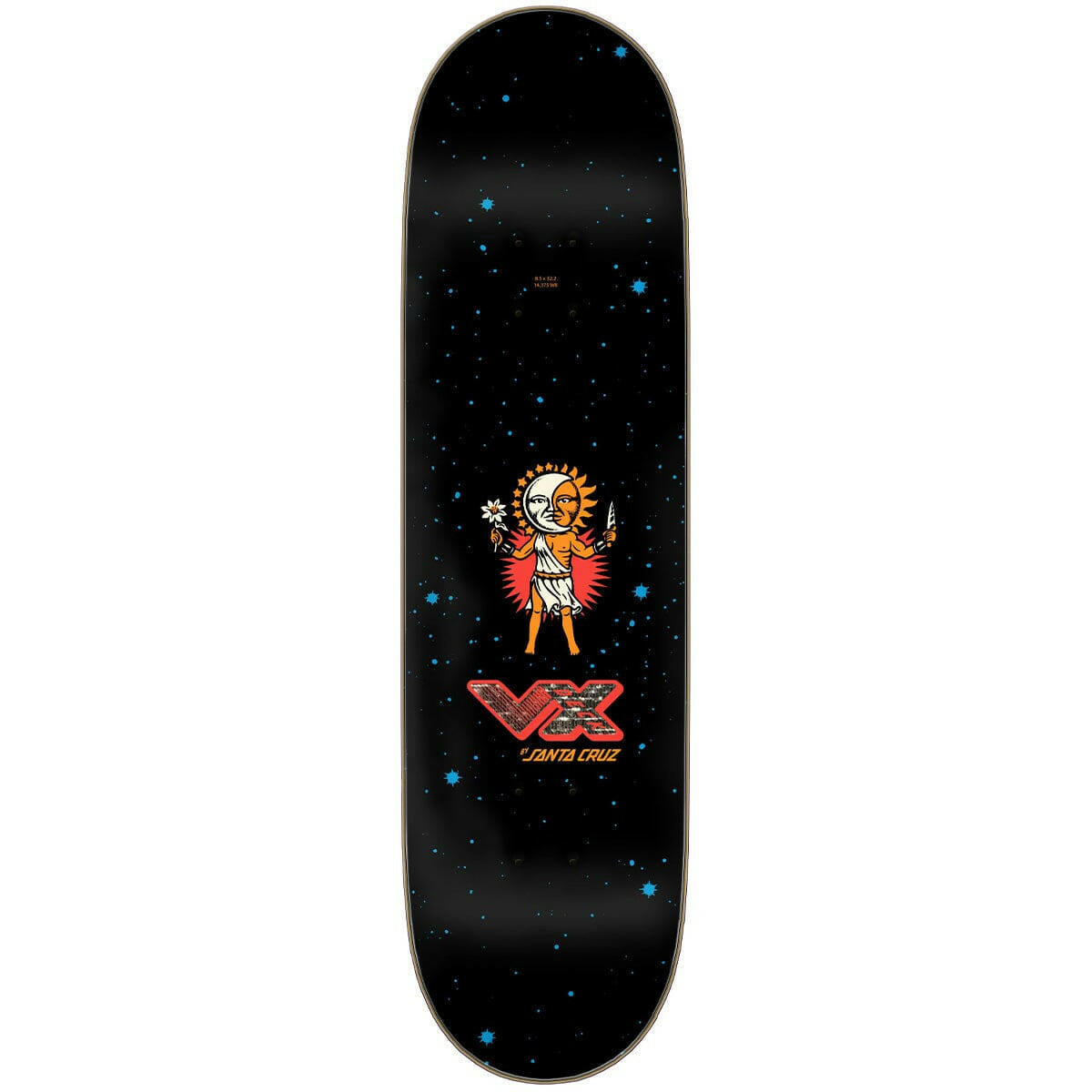 Santa Cruz - Jake Wooten Crest VX 8.5 Skateboard Deck.