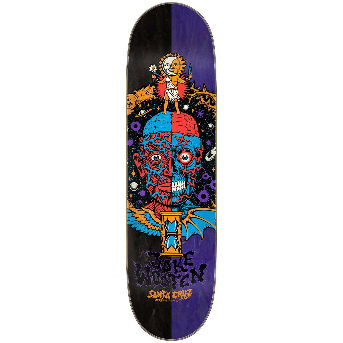 Santa Cruz - Jake Wooten Crest VX 8.5 Skateboard Deck.