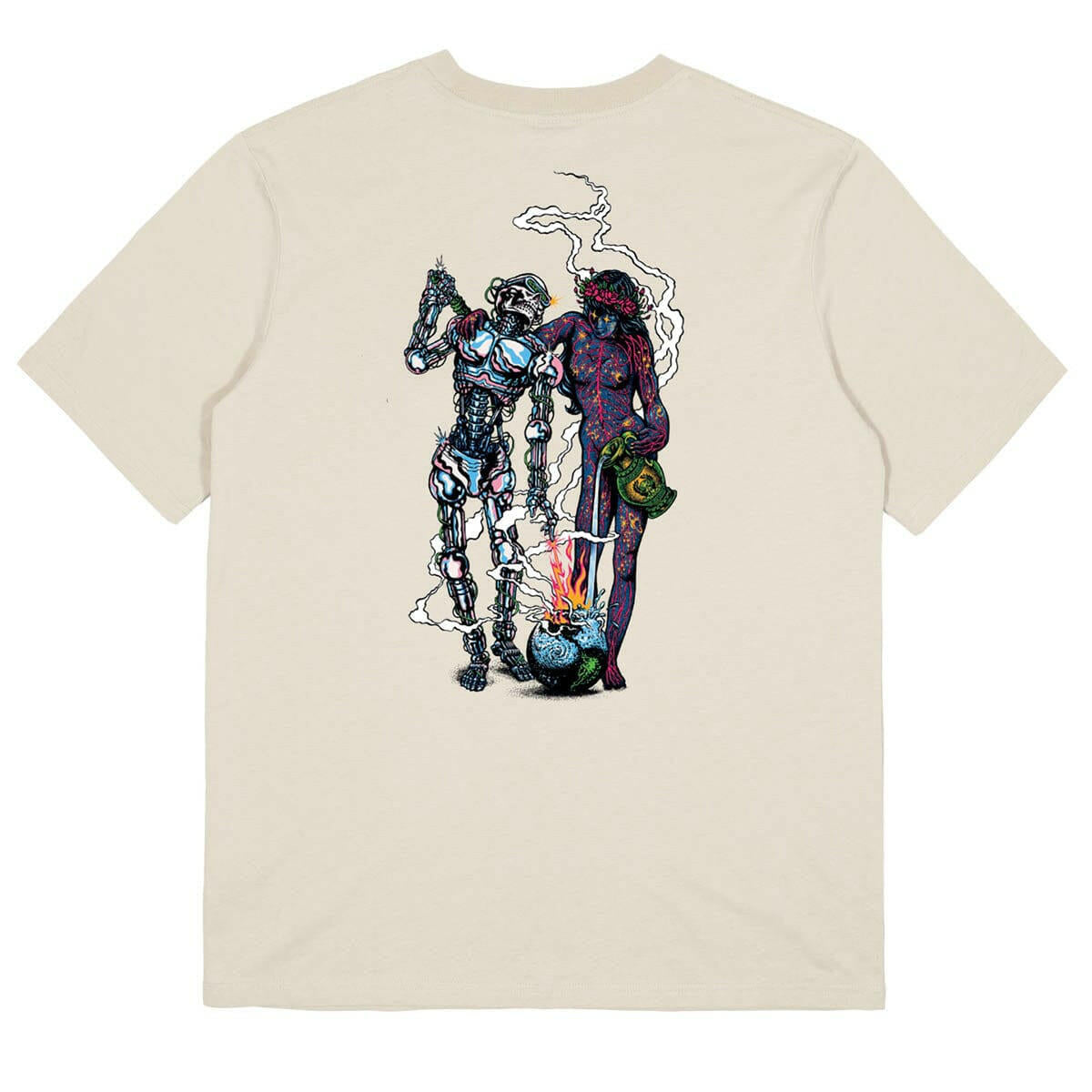 Santa Cruz - Wooten Duo Tee Off White.
