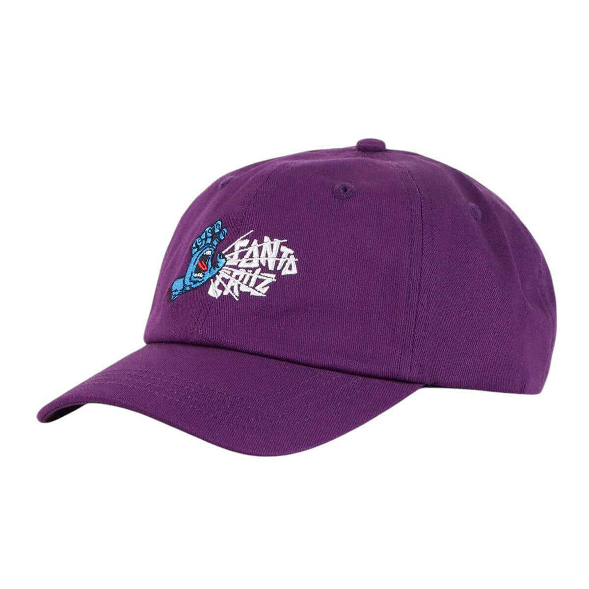Santa Cruz - Yelling Hand Youth Unstructured Dad Cap Purple.
