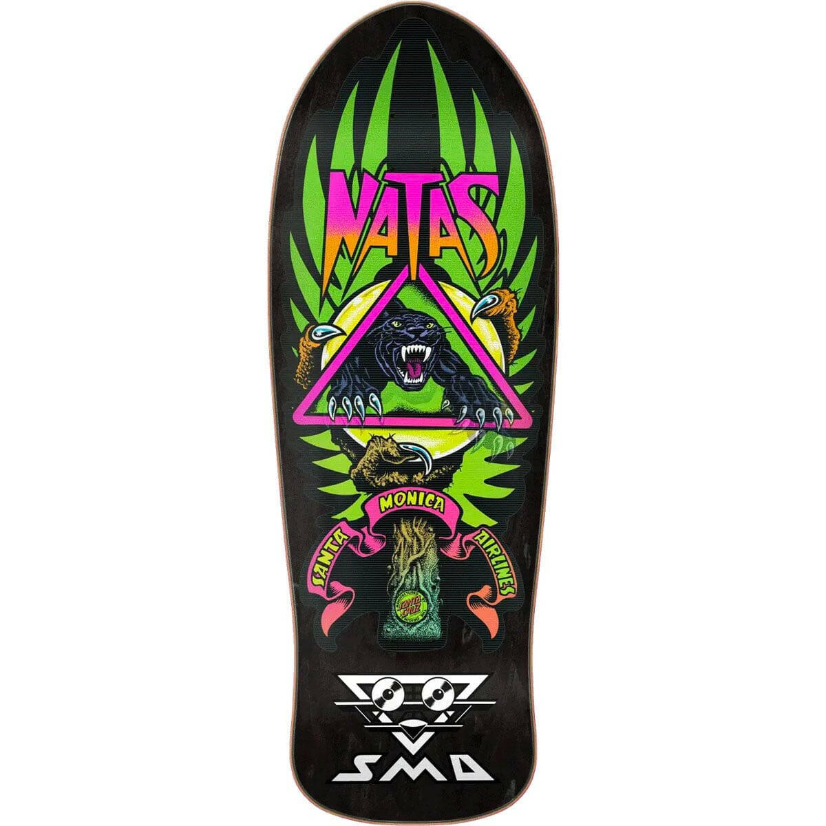 Santa Monica Airlines - Natas Kaupas Panther Lenticular 10.538 Reissue Skateboard Deck.