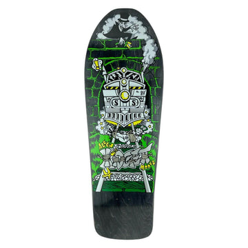 Schmitt Stix - Allen Midgette Magic Train Black 9.5 Reissue Skateboard Deck.