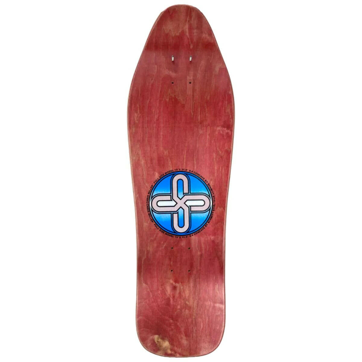 Schmitt Stix - Chris Miller III Bird In Mouth Red 10.0 Reissue Skateboard Deck.