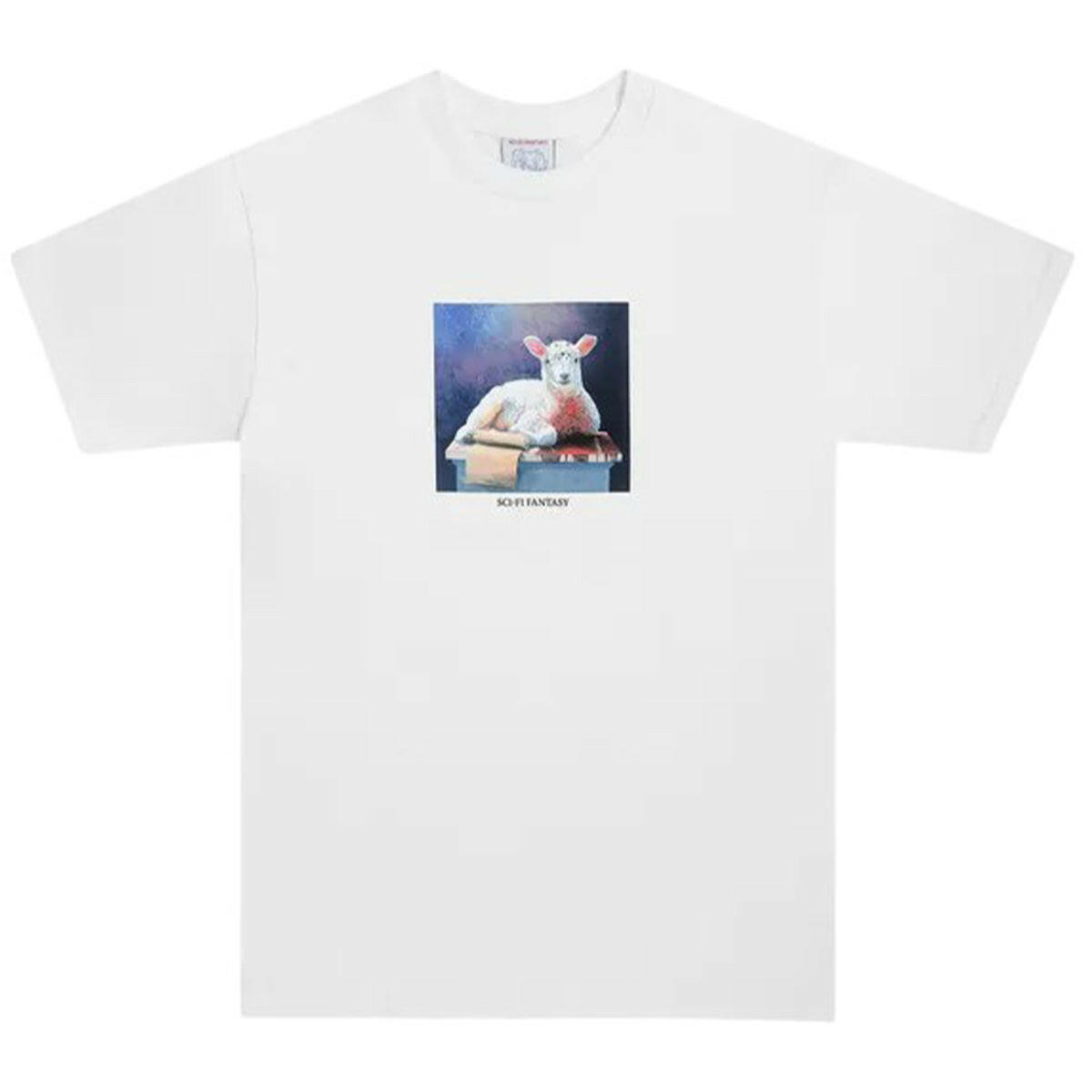 Sci-Fi Fantasy - Lamb Tee White.