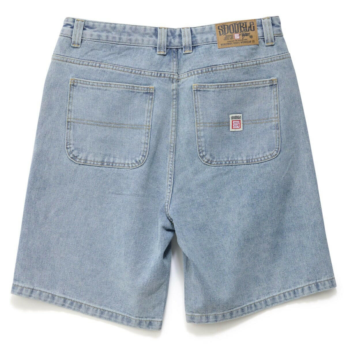 S/Double - Denim Standard Shorts Fade Wash.
