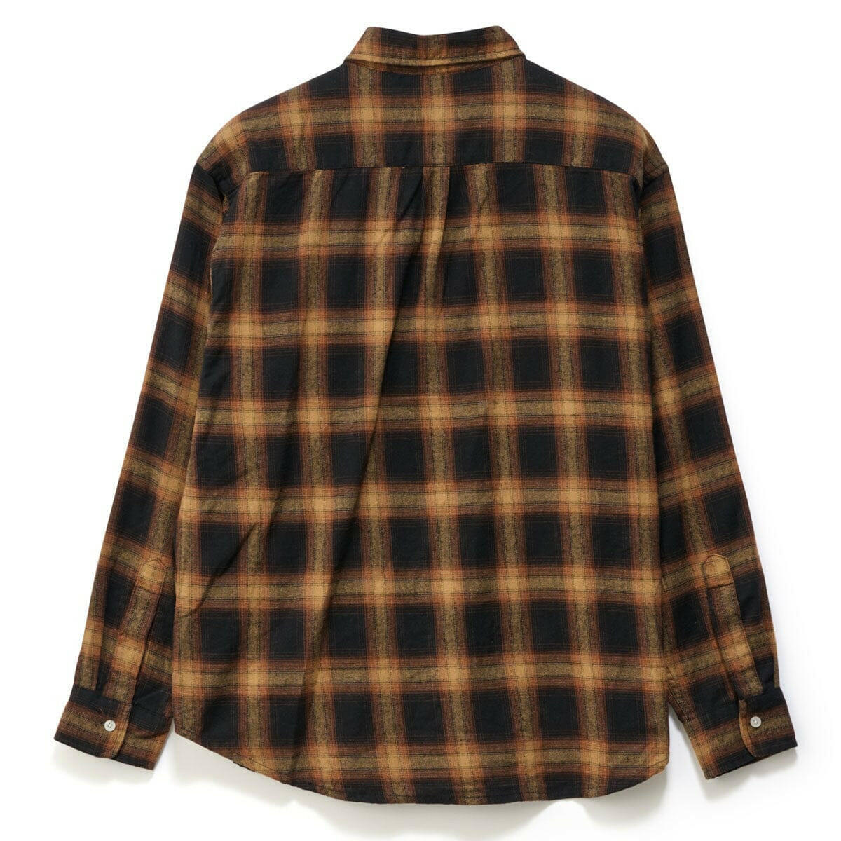 S/Double - Plaid Classic L/S Shirt Mustard.