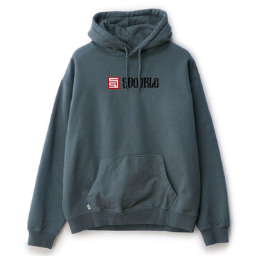 S/Double - S-Cube Block Hoodie Marine Blue.