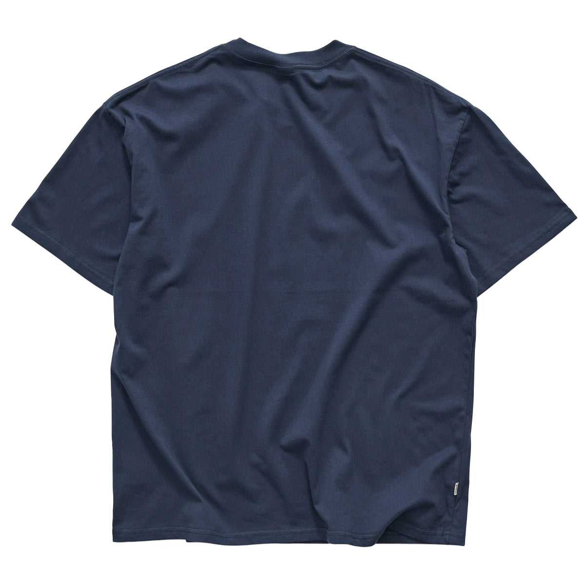 S/Double S Cube Mid Block Tee Navy Back