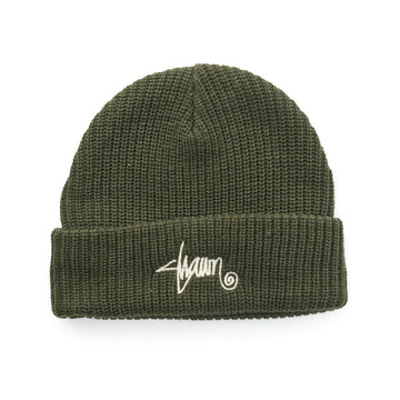 S/Double - Shawn Script Mid Beanie Forest.