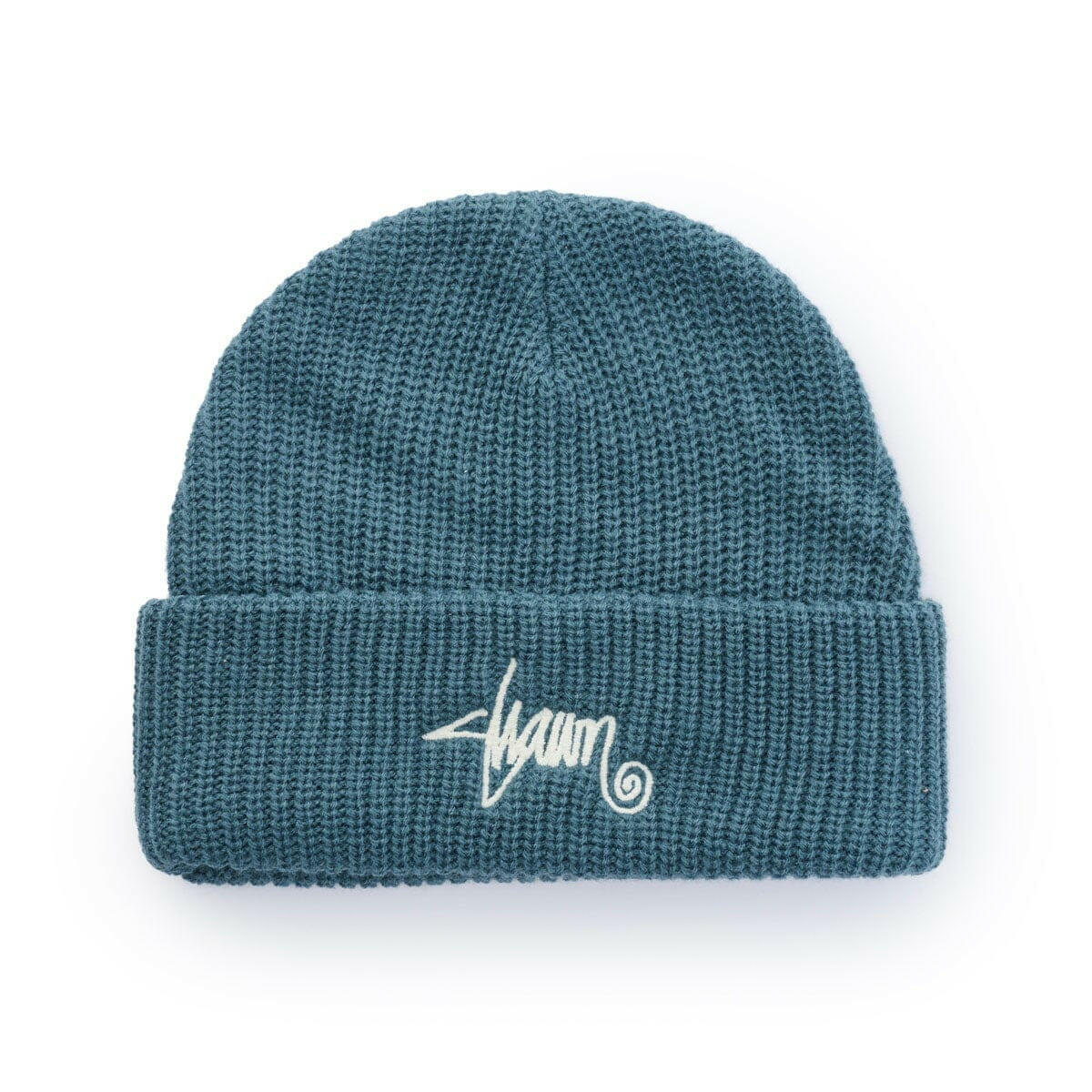 S/Double - Shawn Script Mid Beanie Marine Blue.