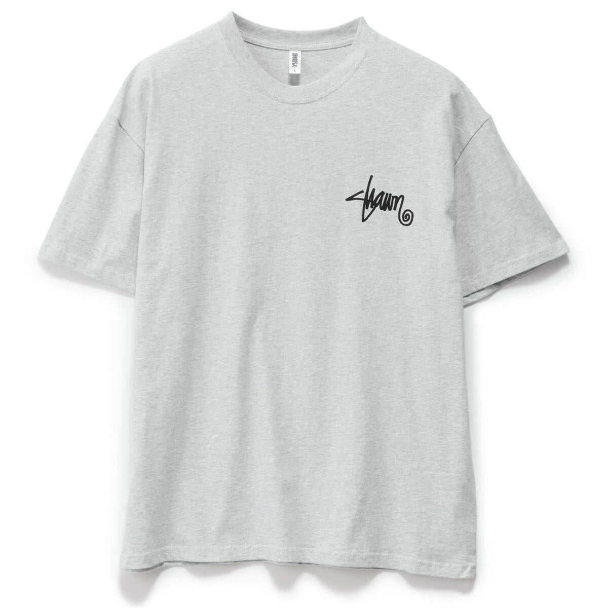 S/Double - Shawn Script Tee Grey Heather.