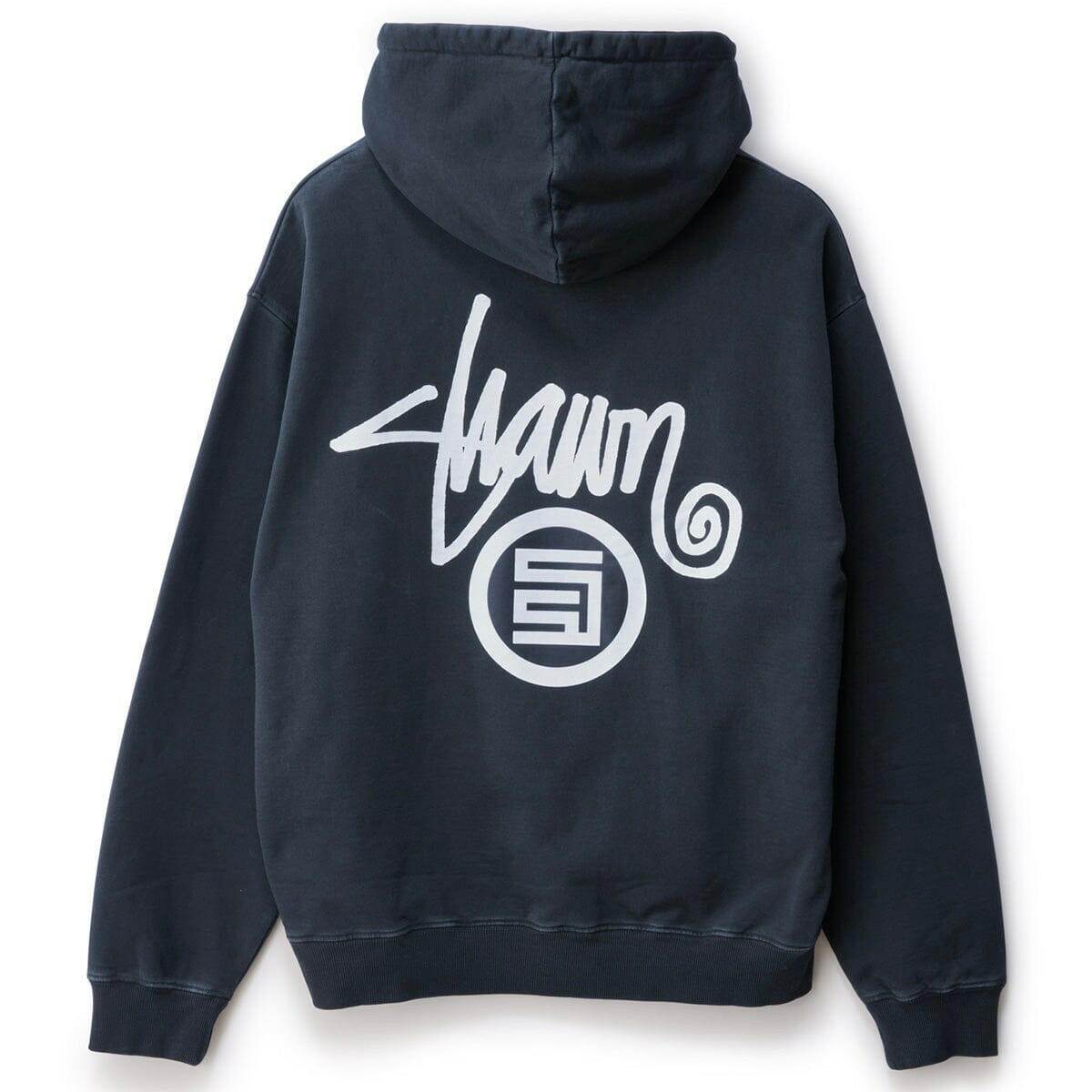 S/Double - Shawn Dot Zip Hoodie Navy.