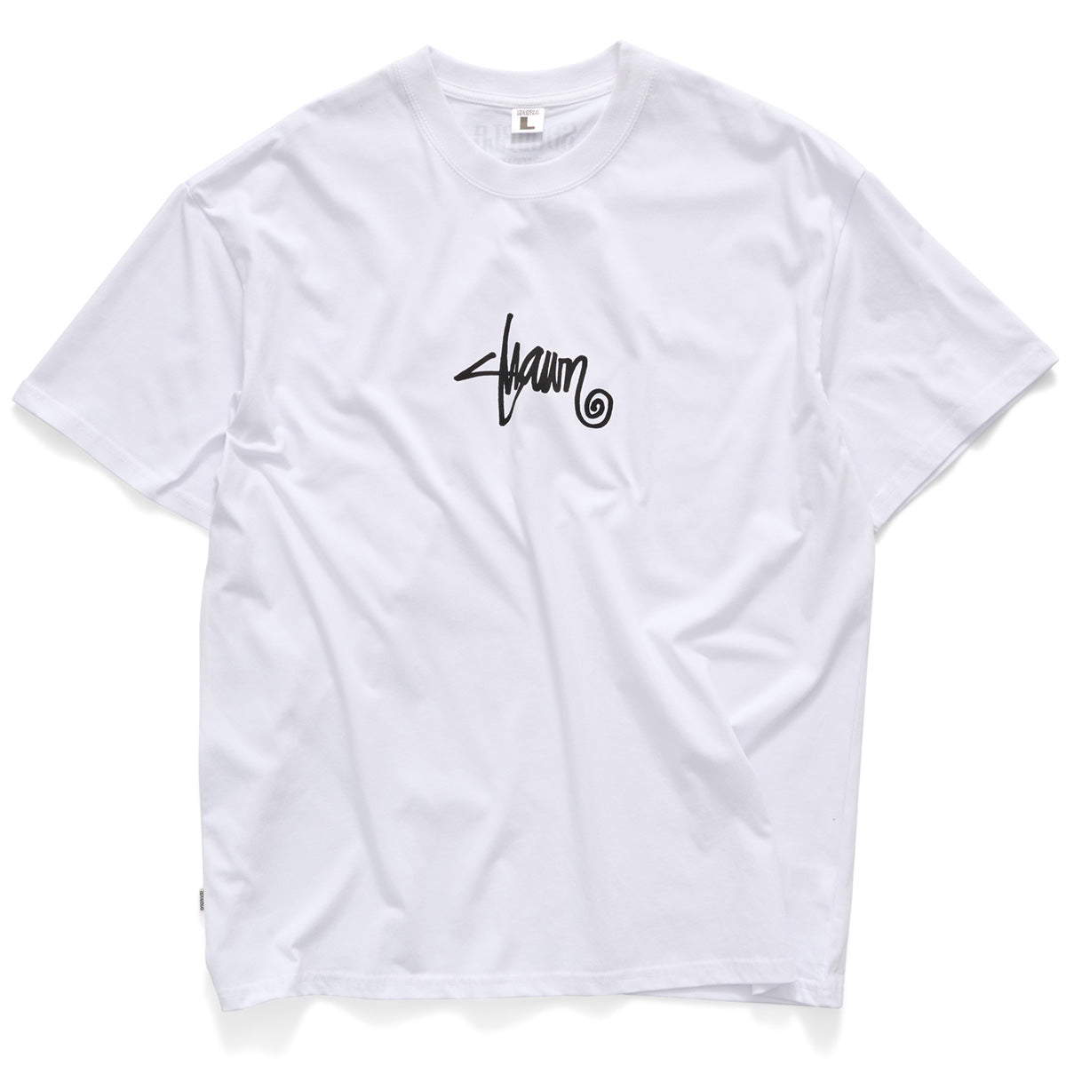S/Double Small Stock Tee White Front