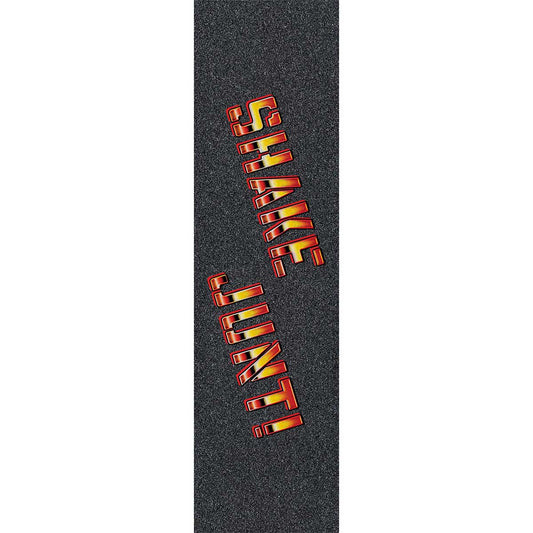 Shake Junt Red Chrome Big Spray Logo 9 Griptape