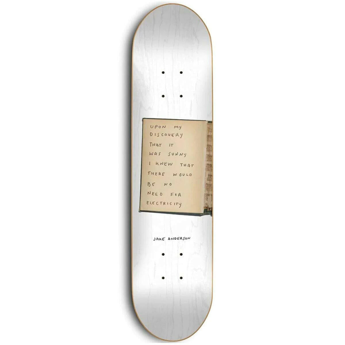 Skate Mental - Jake Anderson Letter 8.38 Skateboard Deck.