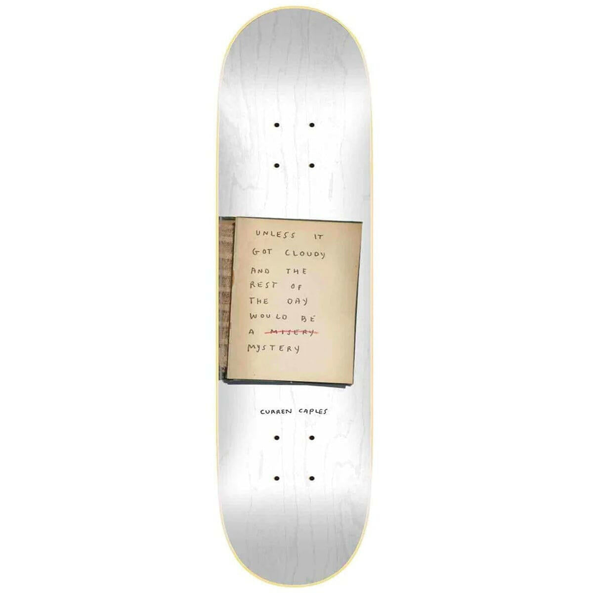 Skate Mental - Curren Caples Letter 8.4 Skateboard Deck.