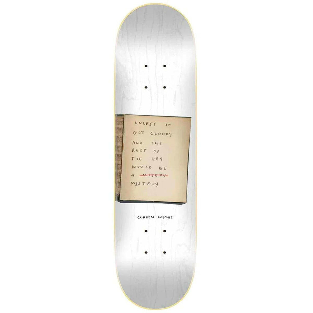 Skate Mental Curren Caples Letter 8.4 Skateboard Deck