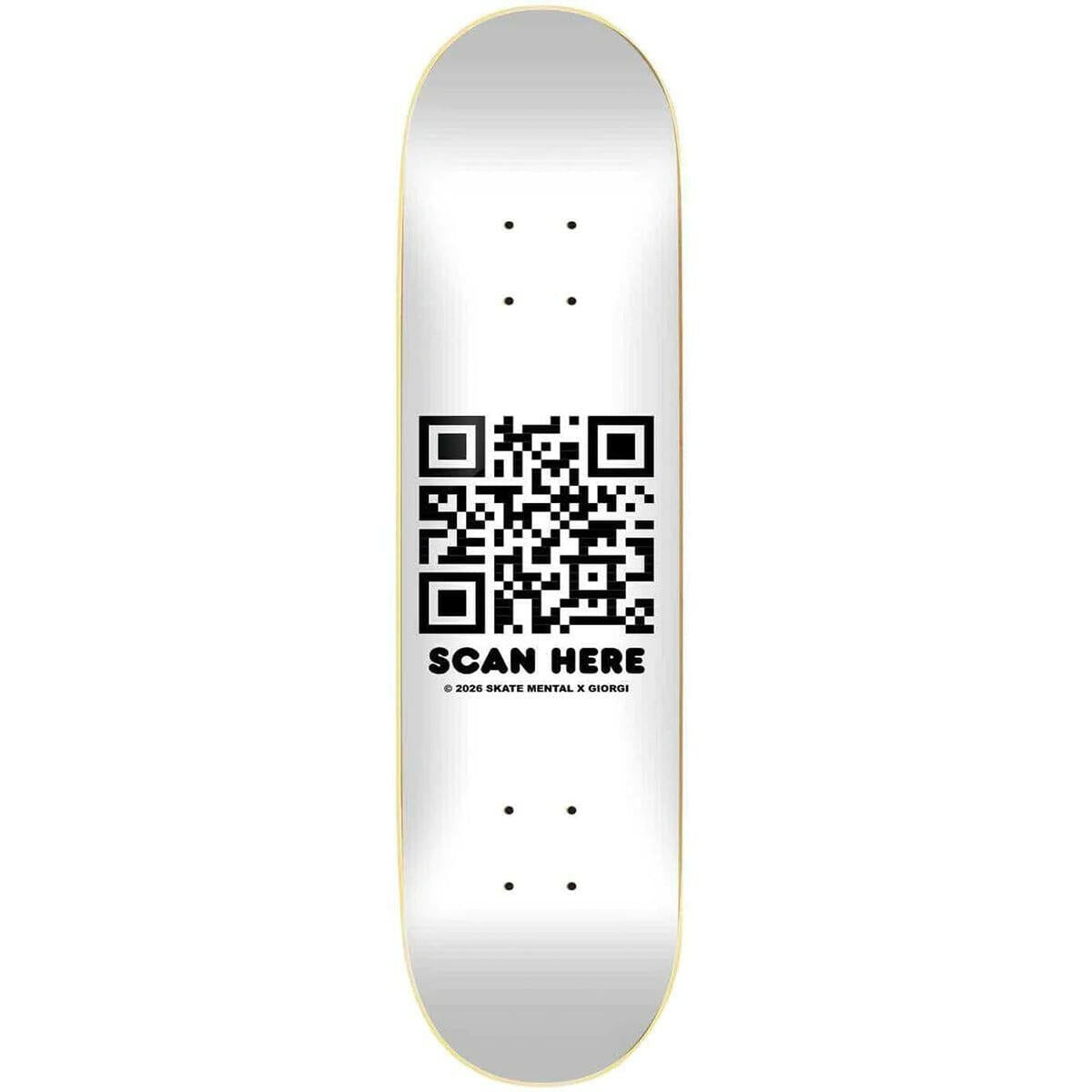 Skate Mental - Giorgi Armani QR 8.25 Skateboard Deck.