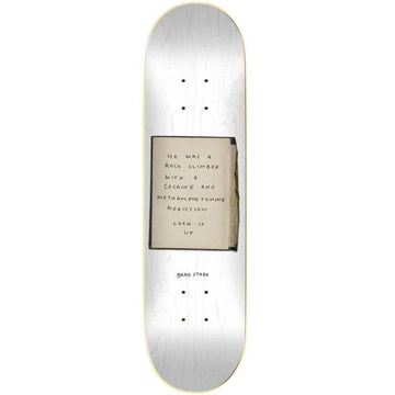 Skate Mental - Brad Staba Letter 8.5 Skateboard Deck.