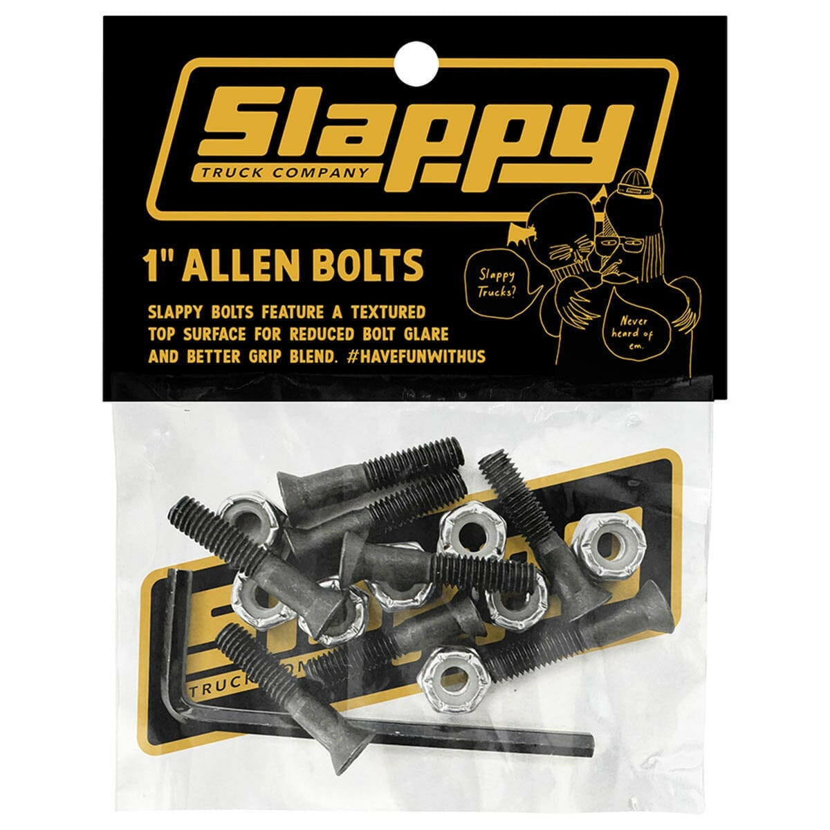 Slappy - 1 Allen Bolts Black.