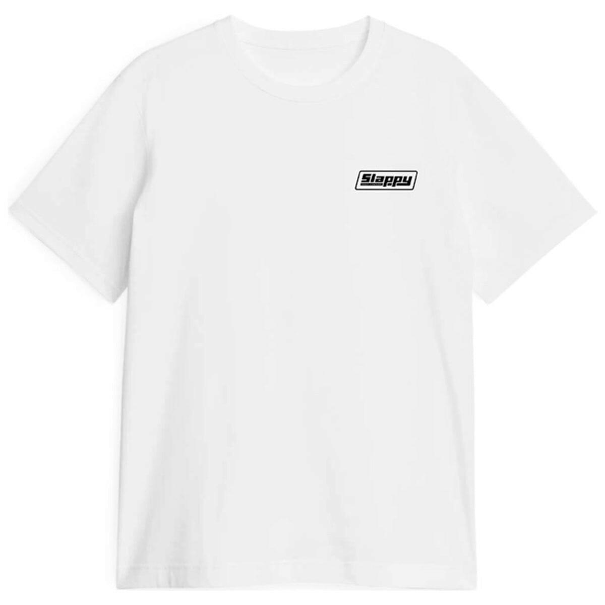 Slappy - Red Curb Tee White.